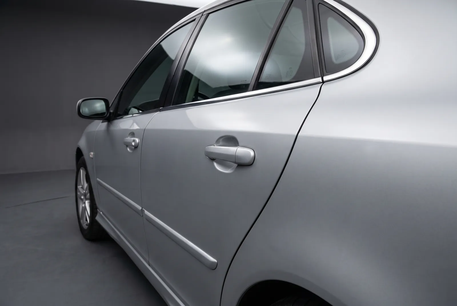 Detail van een Saab 9-3
